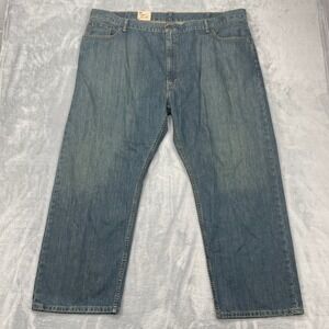 New Levi's 559 Jeans Mens Big & Tall 48x29 Blue Denim Relaxed Fit Straight Leg